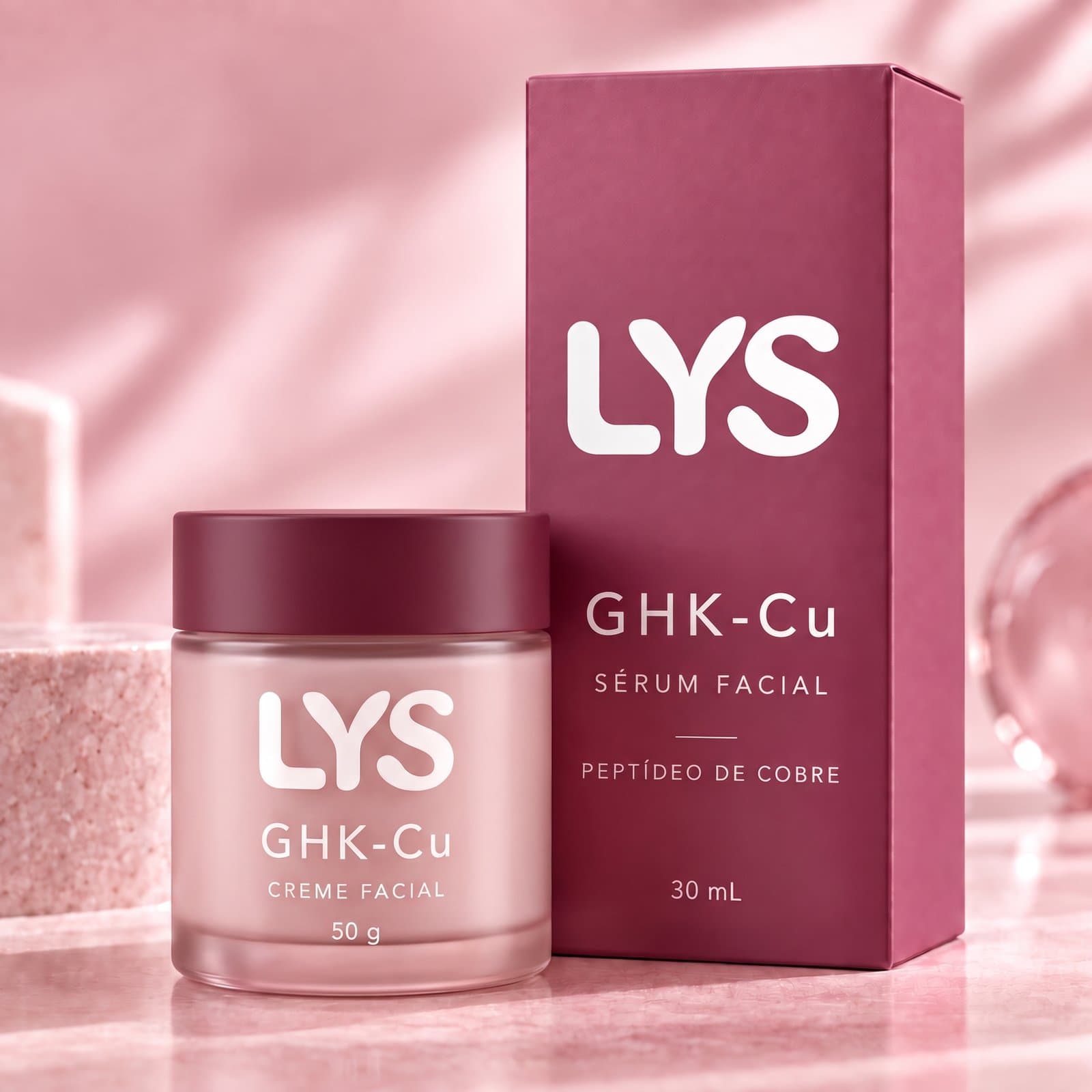 LYS GHK‑Cu Creme — Creme facial firmador para a noite